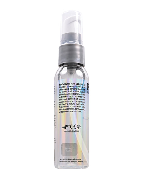 Playboy Pleasure Slick Lubricant - 2 oz Prosecco
