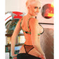 Vibes I'd Hit That Net Bralette & Panty Black L/XL