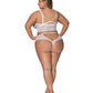 Modern Romance Bralette & Cheeky Hipster White 2X