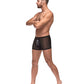 Private Screening Micro Mesh & Modal Skull Pouch Short Black XL