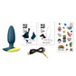 Romp Bass Vibrating Anal Plug - Teal