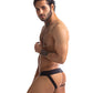 Sport Fucker Jersey Jock - L Black/Green