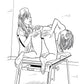 Wood Rocket XXX Nurses Coloring Book