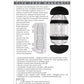 Zero Tolerance Double Decker Stroker - Black/Clear